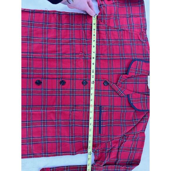 Magee Ireland Flannel Sleep Shirt Mens Sz XXL Irish Tartan Plaid Holiday Festive - Picture 5 of 7